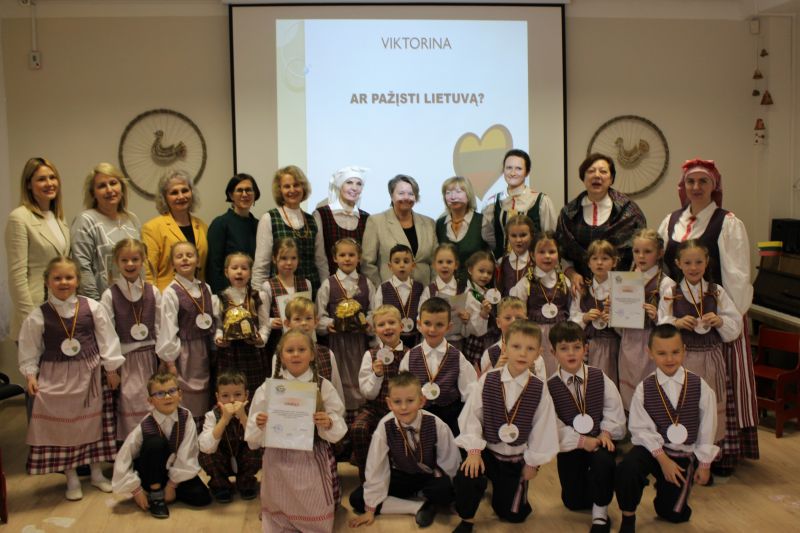Priešmokyklinio amžiaus vaikų viktorina „Ar pažįsti Lietuvą?“